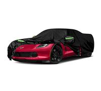 Waterproof Car Covers Replace for 2014-2019 Corvette C7, 6 Layers All Weather Custom-fit Car Cover with Zipper Door for Snow Rain Dust Hail Protection (C7)