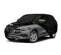 Waterproof Car Covers Replace for 2014-2024 Mercedes Benz GLA, 6 Layers All Weather Car Cover with Zipper Door & Windproof Bands for Snow Rain Dust Hail Protection (GLA)