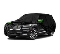 Waterproof Car Covers Replace for 2019-2025 Lincoln Aviator, 6 Layers All Weather Cover with Zipper Door & Windproof Bands for Snow Rain Dust Hail Protection (Aviator) Protect car paint