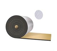 Waterproof Car Insulation Foam Pad, 50cm x 5m Engine Hood Thermal Barrier Mat, Aluminum Foil Backed, Self-Adhesive Sound Absorbing for Vehicle Interior and Garage Walls(500 * 50cm*5mm)