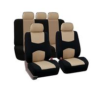 Waterproof Car Seat Cover Car Seat Cover Universal Cases Protector For Capri/For Escort/For Explorer 4x4/ For Festiva/For Fiesta/For Focus/For Focus For C-max(Beige)