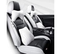 Waterproof Car Seat Cover Leather Car Seat Covers For Civic 2006 2011 For Fit For Accord 7 For Crv 2008 For Crz For City 2003 2018 For Pilot 2009 For Jazz(Black white,Deluxe)