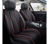 Waterproof Car Seat Protectors For Jeep For Grand Cherokee 5d Car Seat Covers For Compass For Commander For For Renegade For Patriot For Gladiator(Black Red line,Standard)