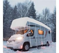 Waterproof Caravan Cover, 210D Oxford Cloth Motorhome Top Cover, Universal Fit for RV, Trailer, Camper Van