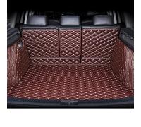 Waterproof Carpet Car Trunk Mat For Cadillac Srx 2010 2011 2012 2013 2014 2015 2016(Dark brown,B)