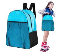 Waterproof Carry Bag - Skate Storage Backpack, Lightweight Multisection Organizer | Comfortable Portable Gear Holder for Skates Knee Pads Helmet Travel Training Sports Equipment Use