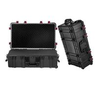 Waterproof Carry-On Hard Case, Protective Camera Case, Portable Outdoor Tool Box, with Wheels and Foam, for Electronics