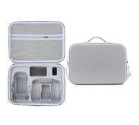 Waterproof Carrying Bag For Dji Lito 1 X1 And Rc2 Remotes With Adjustable Shoulder Strap Black Hard Case Made Of Pu And Eva For Safe Transport Of Equipment Compact Design For Easy Travel(Gray)