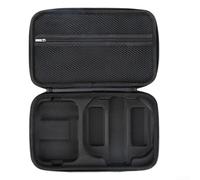 Waterproof Carrying Case for DJI NEO2, PU Leather Adjustable Travel Bag FlyAway Kit Shoulder Bags with Controller(Black)