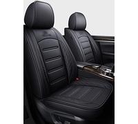 Waterproof Carseat Covers 5 Seat Car Seat Cover For Hyundai For Tucson For Santa Fe I30 I40 For Veloster For Genesis For Venue For Terracan For Ioniq For Accent Full Set Pu Leather(Black,Standard)