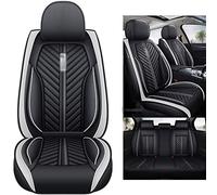 Waterproof Carseat Covers For Nissan For Qashqai J10 J11 Car Seat Cover For Juke For Murano Z51 For X Trail For Versa For Teana J32 For Almera For Classic G15 For Patrol Y61 For Kick(Black White)