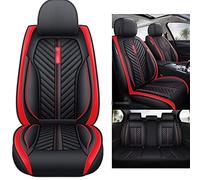 Waterproof Carseat Covers For Nissan For Qashqai J10 J11 Car Seat Cover For Juke For Murano Z51 For X Trail For Versa For Teana J32 For Almera For Classic G15 For Patrol Y61 For Kick(Black Red 4pcs)