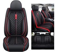 Waterproof Carseat Covers For Nissan For Qashqai J10 J11 Car Seat Cover For Juke For Murano Z51 For X Trail For Versa For Teana J32 For Almera For Classic G15 For Patrol Y61 For Kick(Black Red LINE)