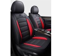 Waterproof Carseat Covers Pu Leather Full Coverage 5 Seat Car Seat Cover For Accord For Shuttle For Urv For Inspire For Xrv Hrv For Pilot For Element S200 For Insight For Prelude(Black Red 4pcs,Standa