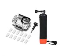 Waterproof Case for DJI Osmo Action5,Compatible with DJI Action5Pro/4/3 Waterproof Case with Magnetic Quick Release Interface,Protective Underwater Dive Housing Shell with Bracket Accessories