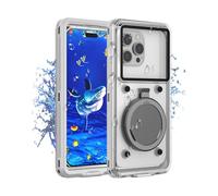 Waterproof Case for iPhone 16 Pro Max/16 Pro/16 Plus/16, Drop Protection All-Inclusive Camera Lensport Protection Cover for Diving Cover (16 pro,White)