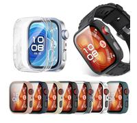 Waterproof Case with Tempered Glass for Huawei Watch Fit 5 Pro, Ultra-Thin Anti-Fall Anti-Scratch Full Protective Watch Cover (Only Case,Watch Not Included)