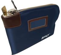 Waterproof Cash Bag with Lock and 2 Keys, 11 x 8.6 Inches, Canvas Documents Bag, Money Bank Deposit Bag with Zipper, Durable Leatherette Money Cash Coin Check Wallet Pouch for Men & Women…