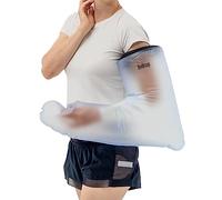 Waterproof Cast Cover leg. Waterproof plaster cast cover for shower & bath. Full leg protectors: cast & bandage. Reusable cast protectors (tight seal, soft & comfortable) Adult leg cover for shower