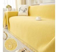 Waterproof Cat-Proof Sofa Cover for 3-4 Seater Anti-Slip Couch Protector Stylish Sectional Throw Blanket Durable Furniture Shield (#2 180x380cm)