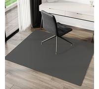 Waterproof Chair Mat 120x150cm | Dustproof Floor Protector for Office & Home | Smooth Sliding, Easy Sto, Dark Grey | Versatile Design for All Flo pes