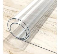 Waterproof Chair Mat for Hardwood Floors, Transparent 2mm Thick Area Rug, Easy to Clean, Ideal for Office, Living Room, Stairways, 140x200cm, Floor Protection