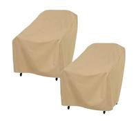 Waterproof Chair - Outdoor Furniture Covers for Protection | 2 Piece Set with Windproof Design & Durable Material for Lawn Porch Urban Balcony Beach House Villa Tables and Chairs