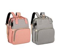 Waterproof Changing Bag - Portable Diaper Bag ¦ Nappy Changing Bags for Outdoors, Tote Organizer with Zippers, Nursery Bags, Diaper Tote for Clothes and Bottles