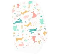 Waterproof Changing Mat Cotton Foldable Quick Dry Cartoon Pad | Double Sided Usable, Bright Colours, for Bed, Sofa, Travel, Stroller Use