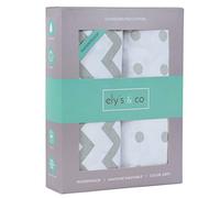 Waterproof Changing Pad Cover Set | Cradle Sheet Set by Ely's & Co no need for Changing Pad Liner