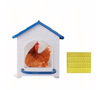 CMOSAF Chicken Nesting Box - Chicken Laying Boxes - Roll Away Nesting Box - PVC Single Compartment Chicken Nesting Boxes for Laying Eggs,Nesting Boxes for Chickens,Ducks,and Poultry