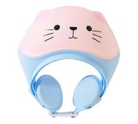 Waterproof Children's Shower Cap with Umbrella Cat Design