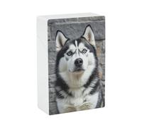 Waterproof Cigarette Case - 20 Capacity King Size Cigarette Box Husky Dog Cigarettes Holder Case Portable Smoking Accessoriesfor Men/Women