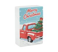 Waterproof Cigarette Case for Men Women Plastic Retro Pickup and Christmas Tree Cigarette Holder Box for 20pcs 85mm Size Portable Cigarette Pack Protector with Flip-Top Lid Ideal Gift for Smokers