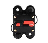 Waterproof Circuit Breaker with Switch Manual Reset, 50Amp - 100Amp 12-24V Home Solar System Holder for Car Audio RV Marine Boat Truck(60A)