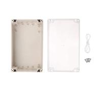 Waterproof Clear Electronic Project Box ABS Enclosure With Built-In Board Hold For Student Projects Power Supply Units And Amplifiers