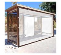 Waterproof Clear Tarpaulin 2x9mHeavy Duty Transparent Gazebo Curtains for Patio rgola Greenhouse Porch Plants Outdoor Cover Solutions