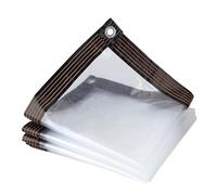 Waterproof Clear Tarpaulin Sheet2x7m Outdoor Gazebo Side Curtains rgola Cover Porch Tarp for Shed & Cabana Clear Tarp by