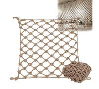 Waterproof Climbing Safety Rope 3x4.9m Playground & Garden Hammock Net 1cm Rope Thickness Fall-Proof for Treehouses Secure Outdoor Fun