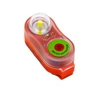 Waterproof Clip-on Flashing Light, Rescue Vest LED Light, Automatic Light Lamp LED Seawater Self Lighting Saving Flashlight for Swimming, Dog Walking and All Outdoor Activities