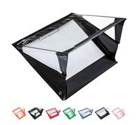 Waterproof Clipboard A4 Landscape by Paperdry, Black, Superior PVC Plastic with Cold Protection, Outdoor Covered Clip Board with Storage, A4 Waterproof Document Holder