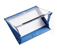 Waterproof Clipboard A4 Landscape by Paperdry, Blue, Superior PVC Plastic with Cold Protection, Outdoor Covered Clip Board with Storage, A4 Waterproof Document Holder