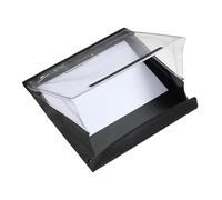 Waterproof Clipboard A4 Professional Dual Portrait and Landscape by Paperdry, Black
