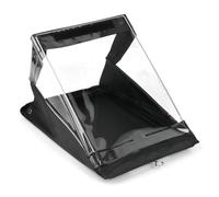 Waterproof Clipboard A4 with Transparent PVC Screen, Outdoor Covered Clip Board with Storage, A4 Waterproof Document Holder, Black Clipboard with Cover to Protect Documents from Rain, Snow, Portrait