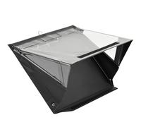 Waterproof Clipboard A4 with Transparent PVC Screen, Outdoor Covered Clip Board with Storage, A4 Waterproof Document Holder, Black Clipboard with Cover to Protect Documents from Rain, Snow(Landscape)