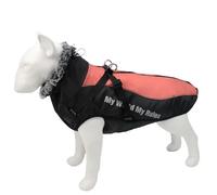 Waterproof Cold-Proof Fleece Warm Winter Pet Coat With Harness Zipper For Labradors Bulldogs Greyhounds Sheepdogs,C,4XL