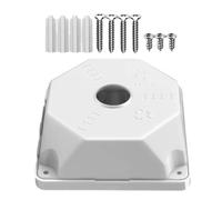 Waterproof Connection Housing | Mounting Box for 9 cm Dome Camera - Removable Cable Management for Home, Garage, Indoor, Balcony, Warehouse, Wall & Hallway