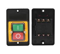 Waterproof Control Button, AC220V/380V 10A KAO-5 Waterproof ON/OFF Pushbutton Switch Electric electronic starter Switches Push Button electronic starter Start Stop Push Button Switch KzHgIdRY