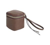 Waterproof Cosmetic Bag | Small Beuaty Case Portable Cosmetic Bag, Square Square Makeup Case Toitry Pouch With Zipper For Lipstick And Coin, coffee, Se référer au descriptif, Refer to description