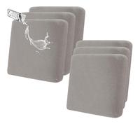 Waterproof Couch Cushion Cover: 6Pcs Outdoor Cushion Covers High Elastic Magic Sofa Cover Spandex Fabric Furniture Protector Suitable for Sofa Pets (Gray Brown)